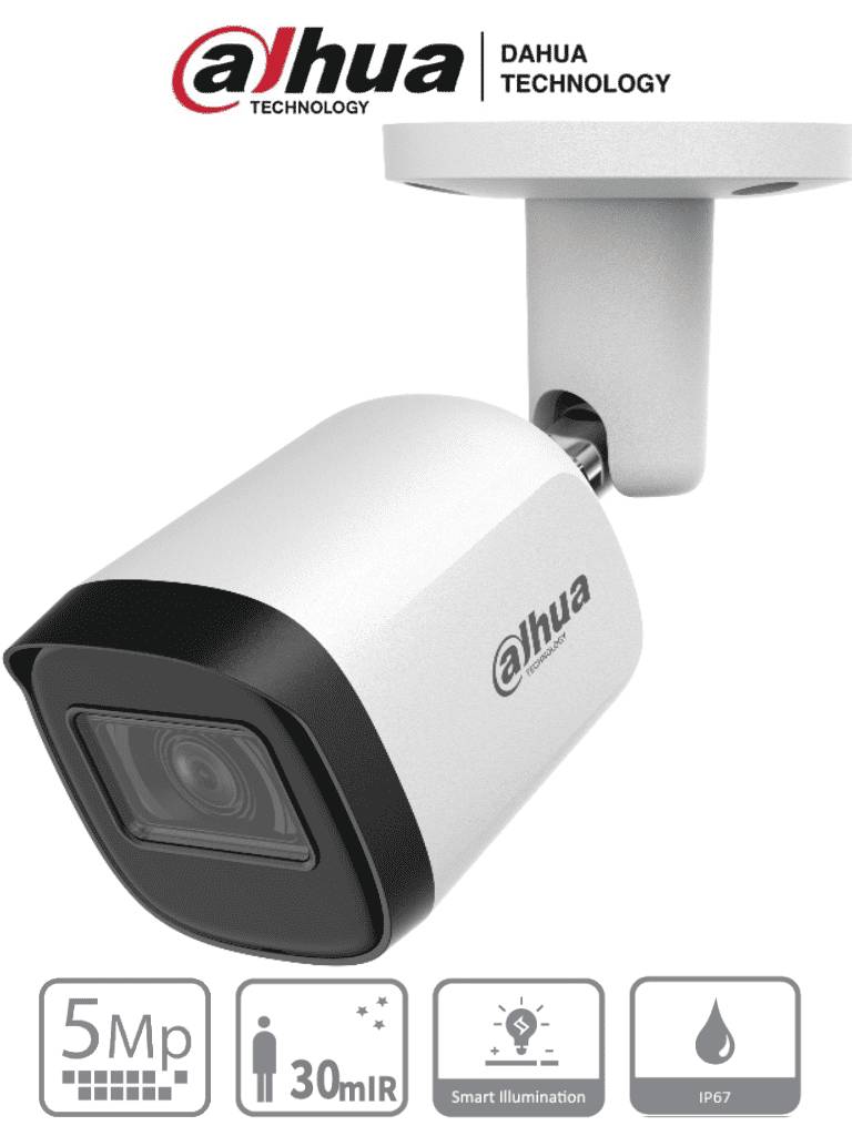 Cámara Bala Análoga Dahua Technology DH-HAC-B2A51N-0280B-S2