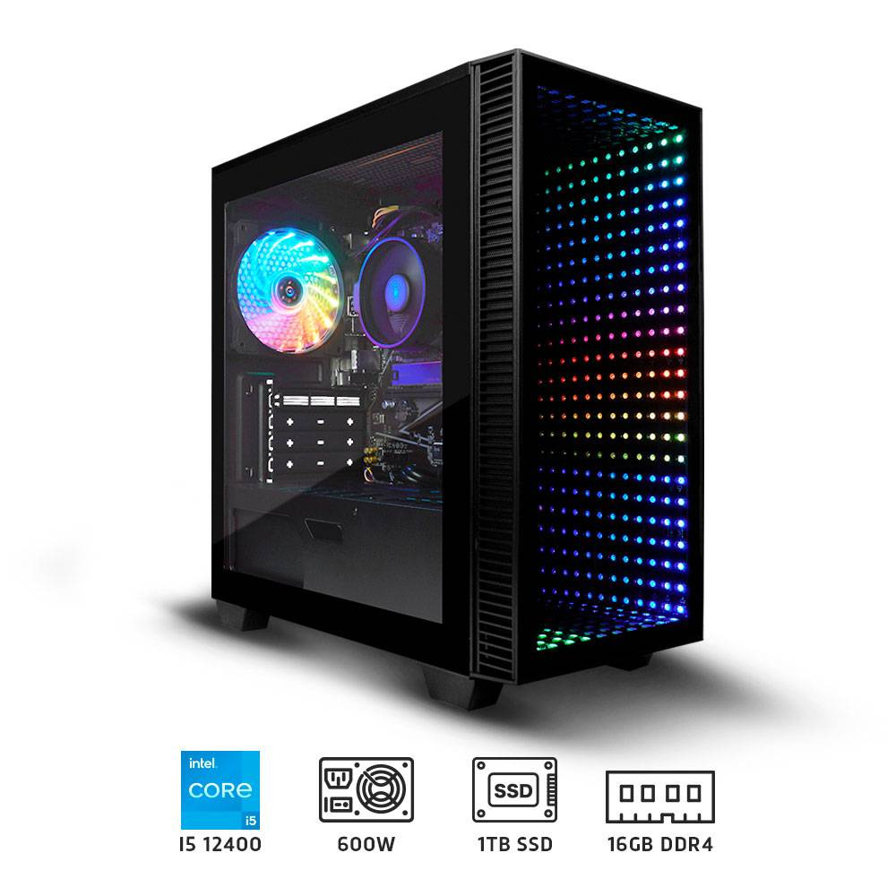 Pcs de Escritorio Gaming VORAGO CSG560 I5 12400-TR-11